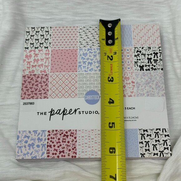 Coquette Cardstock Pack 60 Sheets 6x6 20 Designs Crafting Gift Pink Scrapbooking - Picture 15 of 16